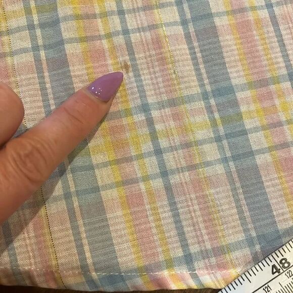 Majorelle Florian Midi Dress in Pastel Plaid, M! - Picture 12 of 13